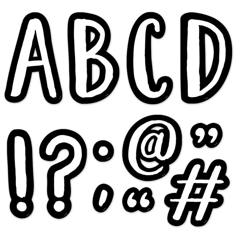 Creative Teaching Press CTP CafÃ© (Core DÃ©cor) Punch-Out Letters for Classroom â€“ Essential Homeschool Supplies â€“ Top Back to School Supplies - Image 1